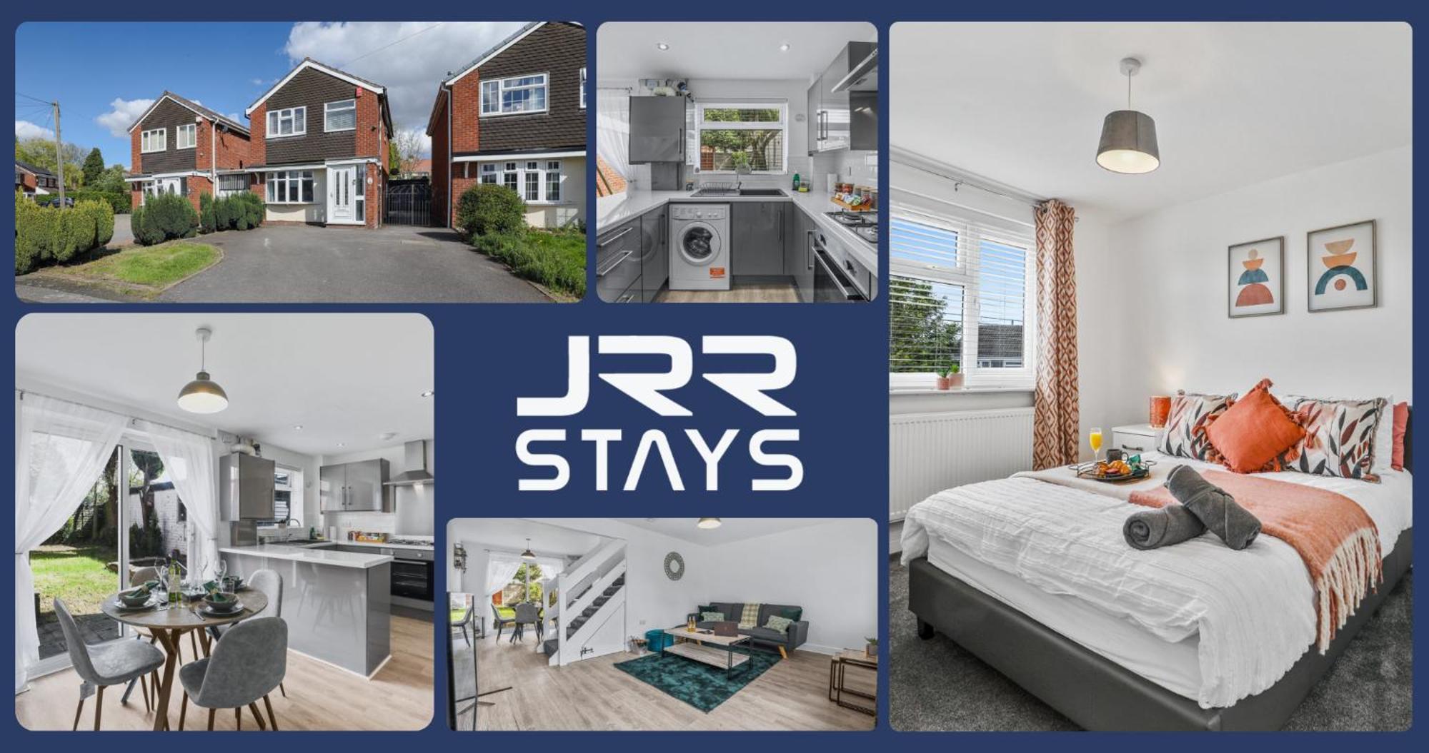Wolverhampton - Amazing 3 Bedroom, Sleeps 6, Wi-Fi - Jrr Stays ภายนอก รูปภาพ
